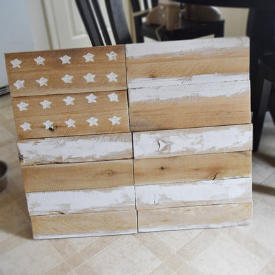 DIY Wooden Pallet American Flag