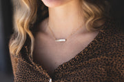 Personalized Name Bar Necklace