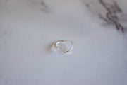 Sterling Silver Beaded Nose Ring /Cartilage Hoop