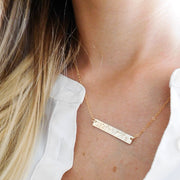 Coordinates Bar Necklace  Roselynn's 