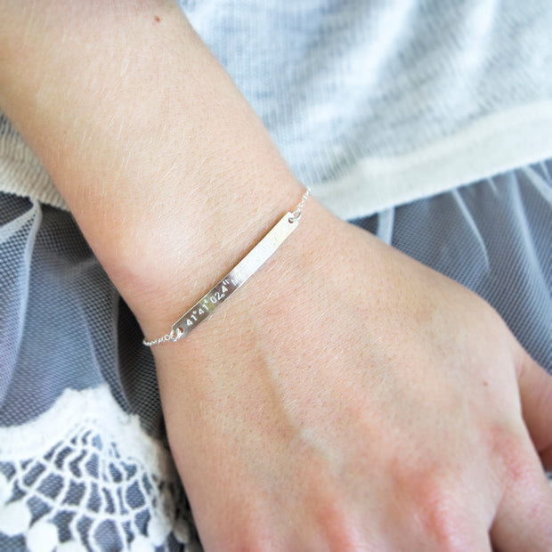 Coordinate Bracelet  Roselynn's 