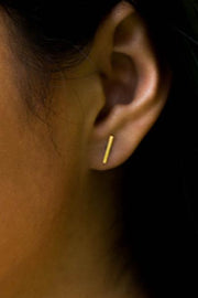 14K Gold Filled Bar Earrings  Roselynn's 