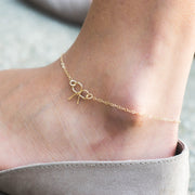 Bow Anklet  Roselynn's 