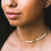 Gold Dot Choker Necklace  Roselynn's 