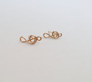 Treble Clef Earrings  Roselynn's 