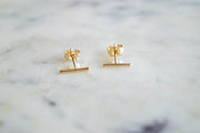 Bar Stud Earrings